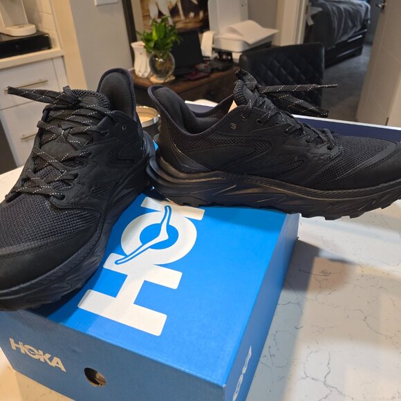 Brand New Hoka One One Men’s Anacapa 2 Freedom Black Trail 1155192 BBLC Size 12 - Picture 3 of 10